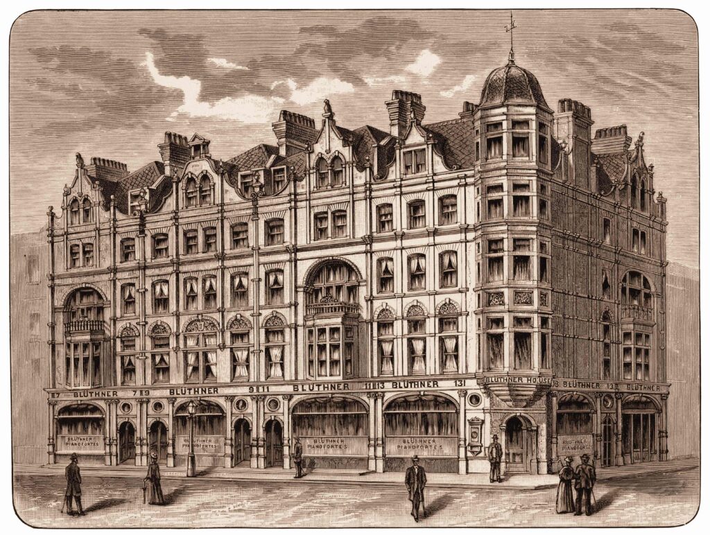 Founded in Leipzig in 1853, Blüthner grew from a small workshop into one of Europe’s most respected piano makers.